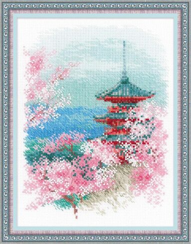 RIOLIS Counted Cross Stitch kit 2186 The Great Wave Off Kanagawa After K. Hokusai Artwork in Kuwait