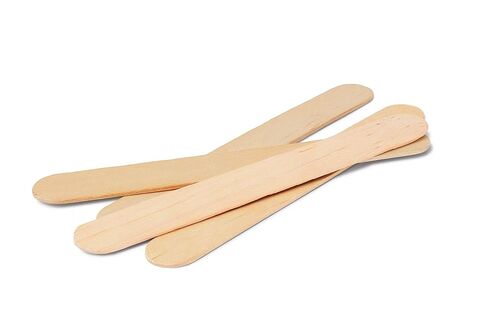 Perfect Stix Jumbo Waxing Sticks for Hair Removal, Wooden, 6 Inches, Body and Face, 150 Count in Kuwait