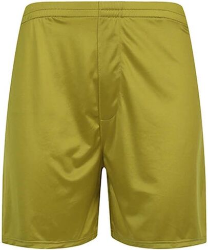 Mens Satin Boxers Lounge Shorts Solid Color Sleepwear Casual Silky Pajama Shorts Mid Waist Athletic Gym Short Pants in Saudi Arabia