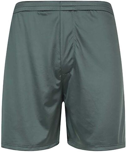 Mens Satin Boxers Lounge Shorts Solid Color Sleepwear Casual Silky Pajama Shorts Mid Waist Athletic Gym Short Pants in Saudi Arabia
