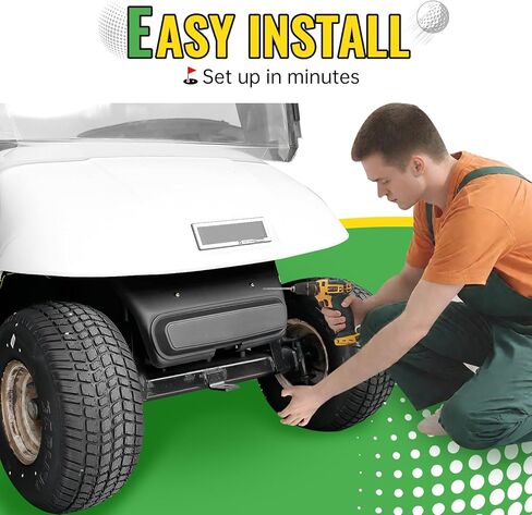 غطاء الدرع الأمامي لعربة الجولف واقي فرشاة ممتص الصدمات لملحقات EZGO TXT، يستبدل OEM 27166G01 27166G02 27166G04 in Kuwait
