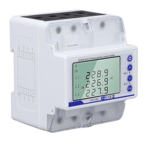 قاطع دائرة WiFi 3 مراحل Rgy متر أو مع شاشة LCD - مفتاح تصحيحي 60-300V 00A in Kuwait