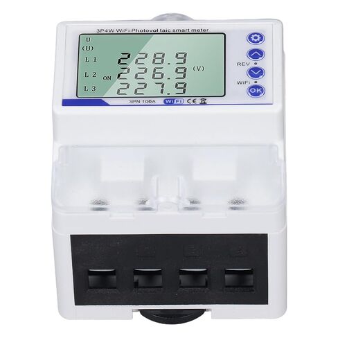 قاطع دائرة WiFi 3 مراحل Rgy متر أو مع شاشة LCD - مفتاح تصحيحي 60-300V 00A in Kuwait