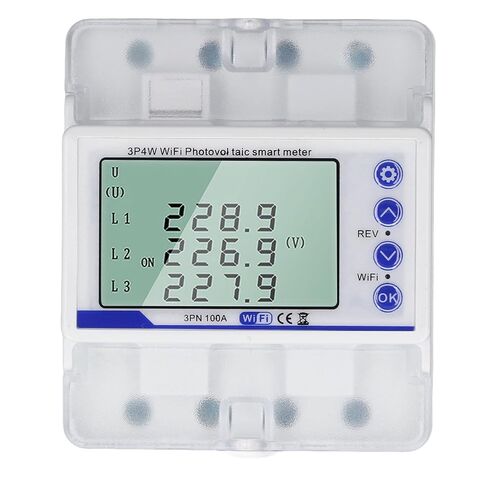 قاطع دائرة WiFi 3 مراحل Rgy متر أو مع شاشة LCD - مفتاح تصحيحي 60-300V 00A in Kuwait