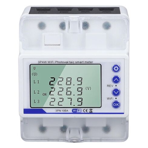 قاطع دائرة WiFi 3 مراحل Rgy متر أو مع شاشة LCD - مفتاح تصحيحي 60-300V 00A in Kuwait