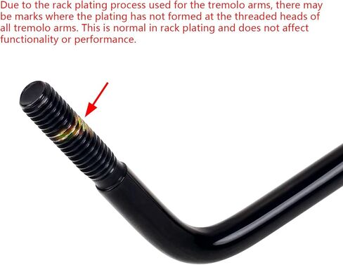 Banworks Imperial UNF #10-32 Thread Tremolo Arm Whammy Bar with 4.8mm (3/16") Thread Diameter for Tremolo Bridges of Fender Classic Vibe Strat ST Made in American/Mexican JT/YB-03 Black in Saudi Arabia
