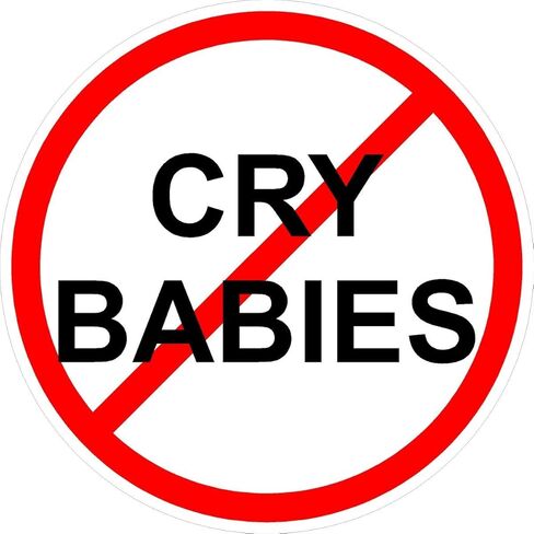 3 - ملصق خوذة/قبعة صلبة/خوذة مكتوب عليها عبارة No Cry Babies Text Union HH806 in Kuwait