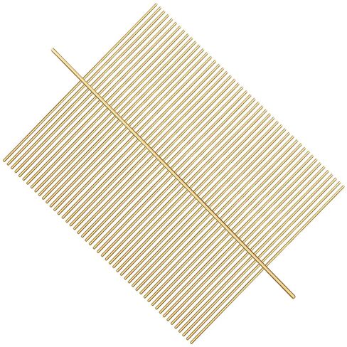 LEXININ Brass Round Rod, 1/8 x 12 inches, 50 Pack, Solid Bar Stock for Craft in Kuwait