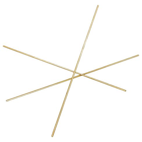 LEXININ Brass Round Rod, 1/8 x 12 inches, 50 Pack, Solid Bar Stock for Craft in Kuwait