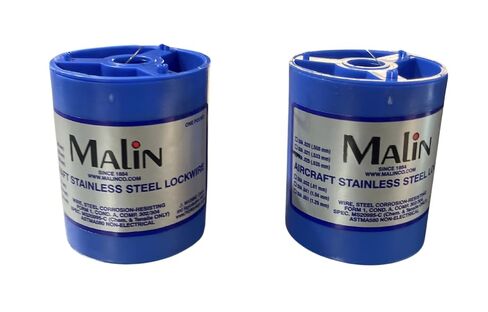 سلك أمان Malin MS20995C32، عبوتان - قطر 0.032 بوصة - سلك قفل أمان من الفولاذ المقاوم للصدأ مقاوم للتآكل in Kuwait