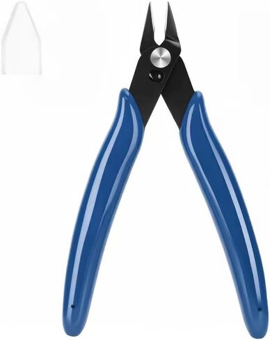 5 Inch Micro Wire Cutters, 2 Pack Precision Flush Cutters, Sharp Zip Tie Cutter, Small Flush Cut Pliers for Crafting, Floral, 3D Print, Jewelry Making, Plastic Models, Electronics in Saudi Arabia