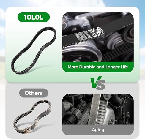 10L0L Starter Generator Belt & Drive Belt for Club Car Precedent 2015-Up Carryall Golf Cart with Subaru EX40 Engine, OEM#105245801,105205401, 47539338001 in Kuwait
