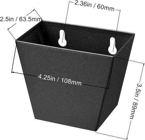 Stainless Steel Beer Bottle Cap Catcher Wall Mount Soda Beer Top Bucket Black with Drain for Kitchen Home Bar in Kuwait