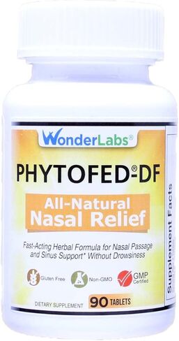 Wonder Laboratories Phytofed-DF All-Natural Nasal Relief and Decongestant, 250 Tablets in Saudi Arabia