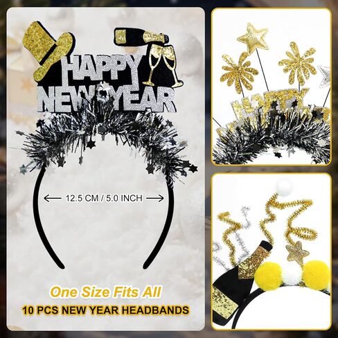 Mega-L 10 PCS Football Headbands ، Super Ball 2025 Party Supplies Party Favors ، Super Football Headwear Photo Prots for Football-themed Gameday Championship Party 2025 in Kuwait