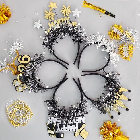 Mega-L 10 PCS Football Headbands ، Super Ball 2025 Party Supplies Party Favors ، Super Football Headwear Photo Prots for Football-themed Gameday Championship Party 2025 in Kuwait