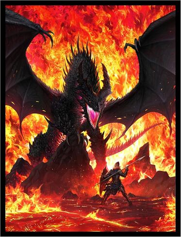 TCG (Fire Dragon) - أحكام فن Matte MTG Matte Matte 105CT بواسطة AI Armor in Saudi Arabia