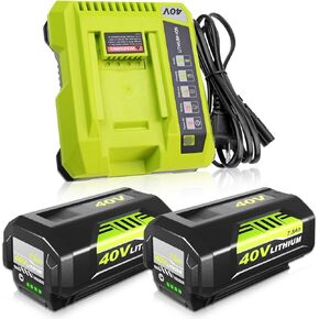 7500mAh OP4026 2 Pack Replacement Battery Compatible with Ryobi 40V Battery Lithium ion OP4050A OP40601 OP4040 OP4030 OP4050 OP40261 OP40201 OP40401 Cordless Power Tools with LED Indicator (Green) in Kuwait