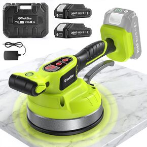 أداة اهتزاز بلاط Taskstar، كوب شفط كبير 160 مم (250 رطل)، هزاز بلاط 26,000 دورة في الدقيقة، أداة تركيب بلاط 12 سرعة لبلاط الأرضيات والجدران كبيرة الحجم حتى 48 بوصة، متوافقة مع بطارية ماكيتا 18 فولت in Kuwait