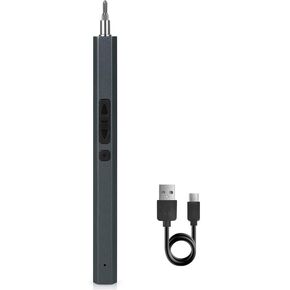 Electric Screwdriver For 153-in-1 Electric Screwdriver Set 3 Speed Adjustable 650mAh Rechargeable Battery 4 LED Lighting 200rpm Versatile Torque Settings Complete Toolkit（Color.:Grey) in Kuwait