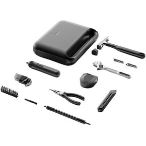 Electric Screwdriver For Electric Screwdriver Tool Set 4Nm Type-C Charging Compact Toolbox Household Repair Kit Multitool（Color.:Black) in Kuwait