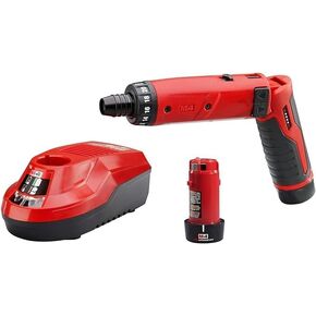 متوافق مع Milwaukee 2101-22 M4 4V 1/4 بوصة مفك براغي سداسي مع بطاريات in Kuwait