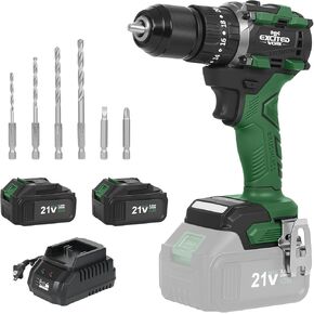 21V Brushless Impact Screwdriver, LAZYLAND 230Nm Electric Cordless Driver Set with Dual 3.0Ah Batteries, Screwdriver Bits and Built-in Led Light for Home in Kuwait