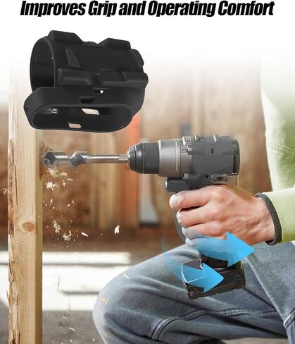49-16-3404 Protective Boot Compatible with Milwaukee 12V Fuel 1/2Inch Hammer Drill Driver 3403-20 3404-20 Models, Replace 49-16-3403, Black in Kuwait