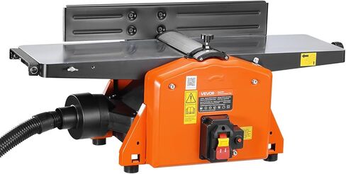 VEVOR وصلة حلزونية منضدية، 8 بوصة، 2 HP 8500 دورة في الدقيقة، وصلة خشبية علوية، مع رأس قطع حلزوني 18 شفرة، طاولة ألومنيوم مصبوبة قابلة للتمديد، عمق يصل إلى 1/8 بوصة، سياج قابل للتعديل، للأعمال الخشبية DIY in Kuwait