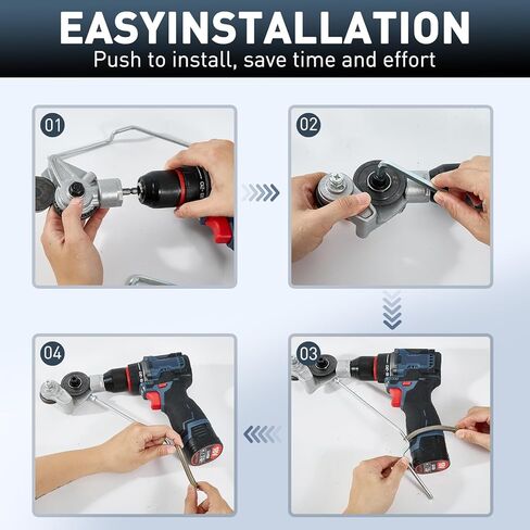Metal Nibbler Drill Attachment, Heavy-Duty Sheet Metal Cutter for Electric Drill, Double-Cut Nibbler Tool for Fast Clean Cutting of Iron, Steel, Aluminum, Copper and Plastic Panels in Kuwait