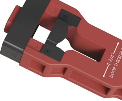 Eujgoov Door Latch Mortise Tool, Aluminum Alloy Mortising Cutter with Built in Depth Guide and Alignment Head for Accurate Door Lock Installation on 1.75in or 1.38in Doors in Kuwait