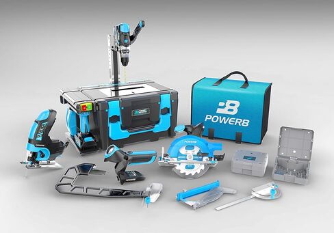 Power8 CEL POWER8 Create Plus، مجموعة أدوات متعددة الوظائف متعددة الإمكانات، حقيبة مدرعة وملحقات (P8-CP1) in Kuwait