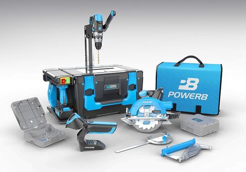 Power8 CEL POWER8 Create Plus، مجموعة أدوات متعددة الوظائف متعددة الإمكانات، حقيبة مدرعة وملحقات (P8-CP1) in Kuwait