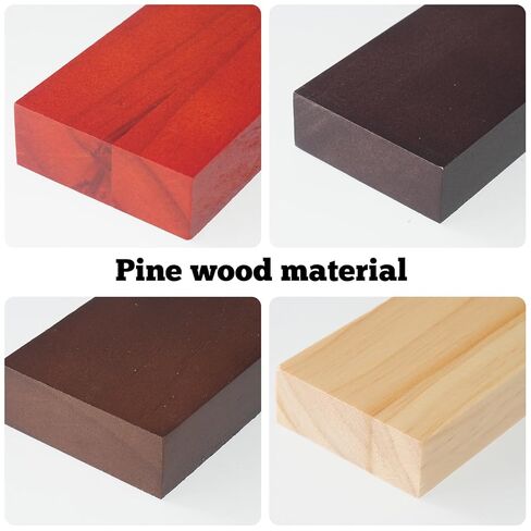 8 Pack Exotic Hardwood Kit with Purpleheart, Zebrawood, Padauk, Okoume Wood for Woodworking Cutting Boards Processing Wood Carving DIY Projects, 3/4"x 2" x 18" in Kuwait