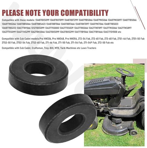2 حزمة فاصل 750-06192A متوافق مع Cub Cadet، Craftsman، Troy-Bilt، MTD Lawn Tractors 17ARFACQ066، ZTS1-50KH، 13AL78XT299، ZT1-50 Fab، ZT1-54 Fab، T1000، T105، T107، T110 in Kuwait