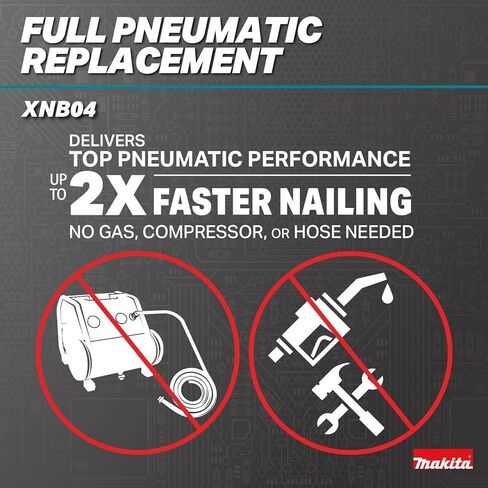 Makita XNB04Z 18V LXT® Lithium‑Ion Brushless Cordless 2" Brad Nailer, 18 Ga., Tool Only in Kuwait