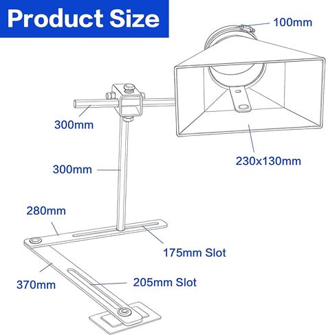 Woodturning Dust Hood, Lathe Dust Collection with Adjustable Stand for Effective Dust Extraction Collection, Wood Lathe Accessory, Woodworking Tools for Reduce the Amount of Dust in Air/Floor in Kuwait