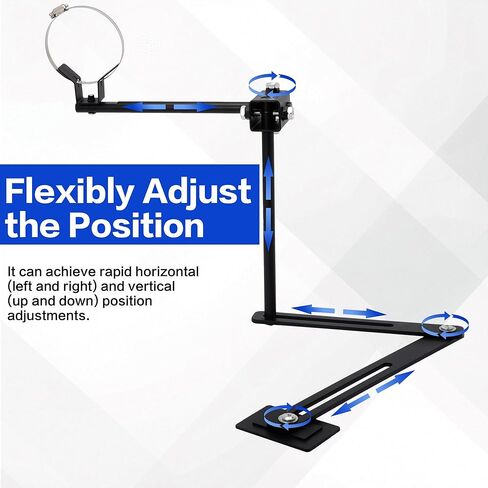 Woodturning Dust Hood, Lathe Dust Collection with Adjustable Stand for Effective Dust Extraction Collection, Wood Lathe Accessory, Woodworking Tools for Reduce the Amount of Dust in Air/Floor in Kuwait