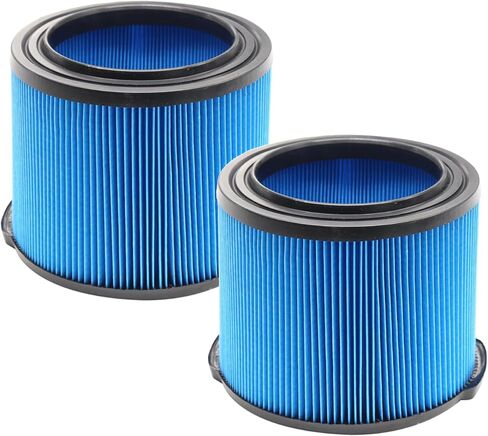 Replacement for VF3500 Ridgid Shop Vac Filters 4 Gallon, 3-Layer Filters | 2 Pack Rigid Shop Vac Filters, Compatible with Ridgid 3-4.5 Gallon Wet Dry Vacuum Cleaner, Washable and Reusable in Saudi Arabia