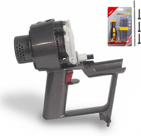 Motor and Main Body Assembly for Dyson V11 SV15 (Click-in Battery), Pre-Assembled Motor Housing with Tool Kit, Replaces Part No. 970638-01, Fit V11 Absolute Animal Torque Drive in Kuwait