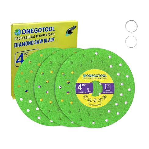 4-1/2 inch Tile Cutter Diamond Saw Blade for Angle Grinder Porcelain Ceramic Glass Marble Cutting Tools Grinding disc (3pcs) in Kuwait