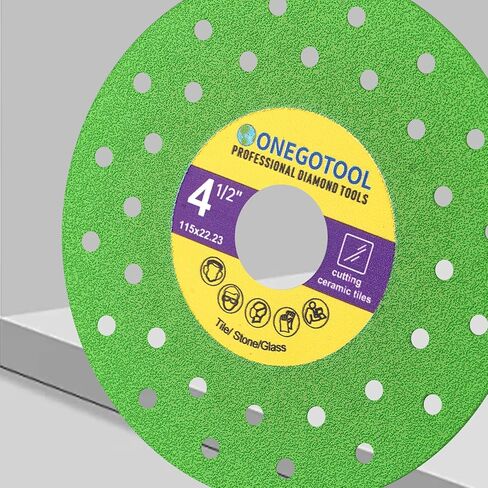 4-1/2 inch Tile Cutter Diamond Saw Blade for Angle Grinder Porcelain Ceramic Glass Marble Cutting Tools Grinding disc (3pcs) in Kuwait