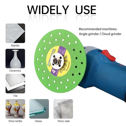 4-1/2 inch Tile Cutter Diamond Saw Blade for Angle Grinder Porcelain Ceramic Glass Marble Cutting Tools Grinding disc (3pcs) in Kuwait