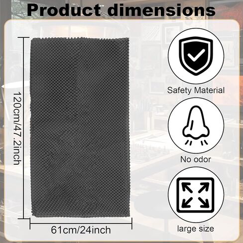 Anti-Slip Router Table Mat Non Slip Work Bench Top Mat - 24" x 48" 2pcs Durable Non Slip Pad Tool Mats for Workshop Woodworking Router Cabinet Drawer Shelf Liner in Kuwait
