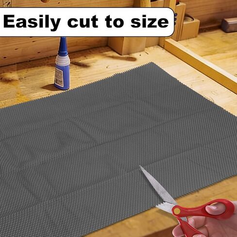 Anti-Slip Router Table Mat Non Slip Work Bench Top Mat - 24" x 48" 2pcs Durable Non Slip Pad Tool Mats for Workshop Woodworking Router Cabinet Drawer Shelf Liner in Kuwait