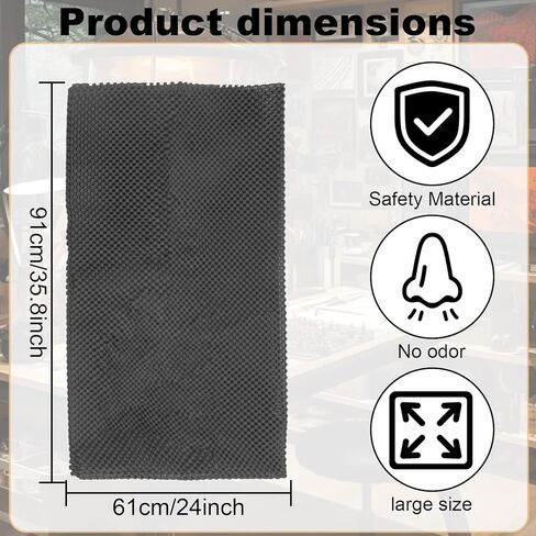 Anti-Slip Router Table Mat Non Slip Work Bench Top Mat - 24" x 36" Durable Non Slip Pad Tool Mats for Workshop Woodworking Router Cabinet Drawer Shelf Liner in Kuwait