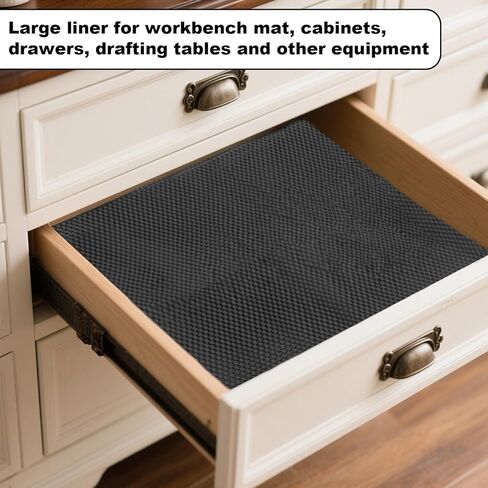 Anti-Slip Router Table Mat Non Slip Work Bench Top Mat - 24" x 36" Durable Non Slip Pad Tool Mats for Workshop Woodworking Router Cabinet Drawer Shelf Liner in Kuwait