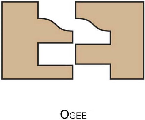 1007 MLCS Ogee مجموعة أدوات القطع والسكك الحديدية المكدسة، تجويف 3/4 بوصة in Kuwait