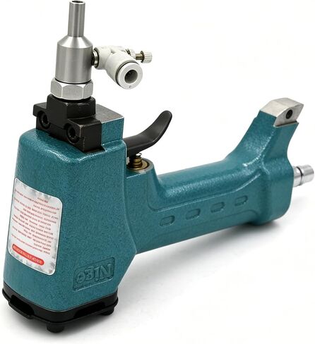 Air Suction Pneumatic Decorative Nail Gun Kit with 100pcs 1.2x8mm Tiny Nails for Wood Wine Box DIY Crafts Nailing Tool in Kuwait