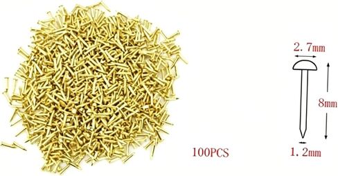 Air Suction Pneumatic Decorative Nail Gun Kit with 100pcs 1.2x8mm Tiny Nails for Wood Wine Box DIY Crafts Nailing Tool in Kuwait